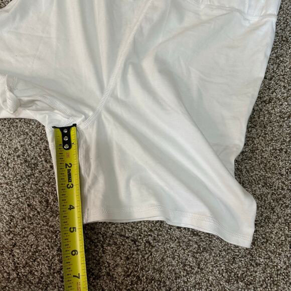 FREE PEOPLE Women's FP Movement Hot Shot Bubble Set Short Only Size L In White - Picture 7 of 12